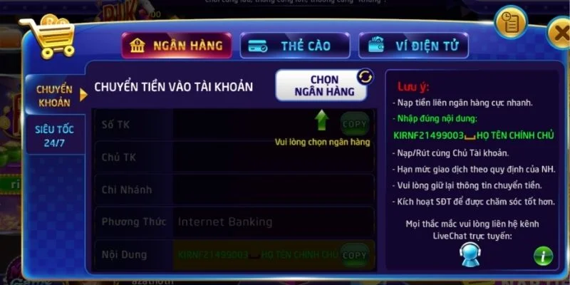 Cách cấp vốn đặt cược slots vòng quay may mắn tại Rik Vip 