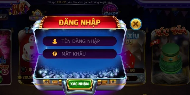 Dễ dàng đăng nhập để chinh phục game tại Rik