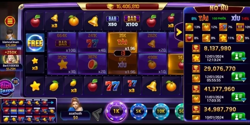 Điểm đặc biệt của game xèng hoa quả Rikvip apk