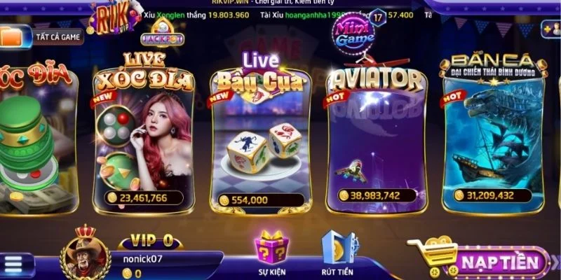 Khám phá game bầu cua Rikvip hot hit của năm