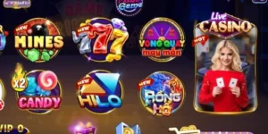 Menu điều hướng game quay thưởng Rik