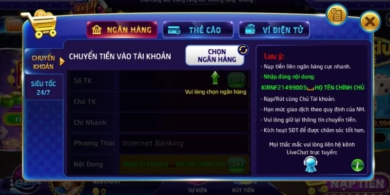 Thể lệ cấp vốn đặt kèo online tại Rik Vip