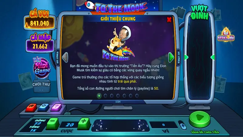 Kinh Nghiệm quay hũ To The Moon Toàn Thắng Từ Cao Thủ
